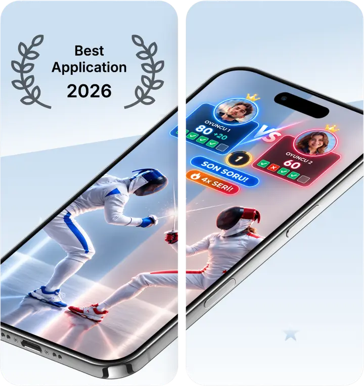 KPSS Geyik iki telefonda: canlı düelloda iki oyuncunun puan tablosu ve “Best Application 2026” ödülü